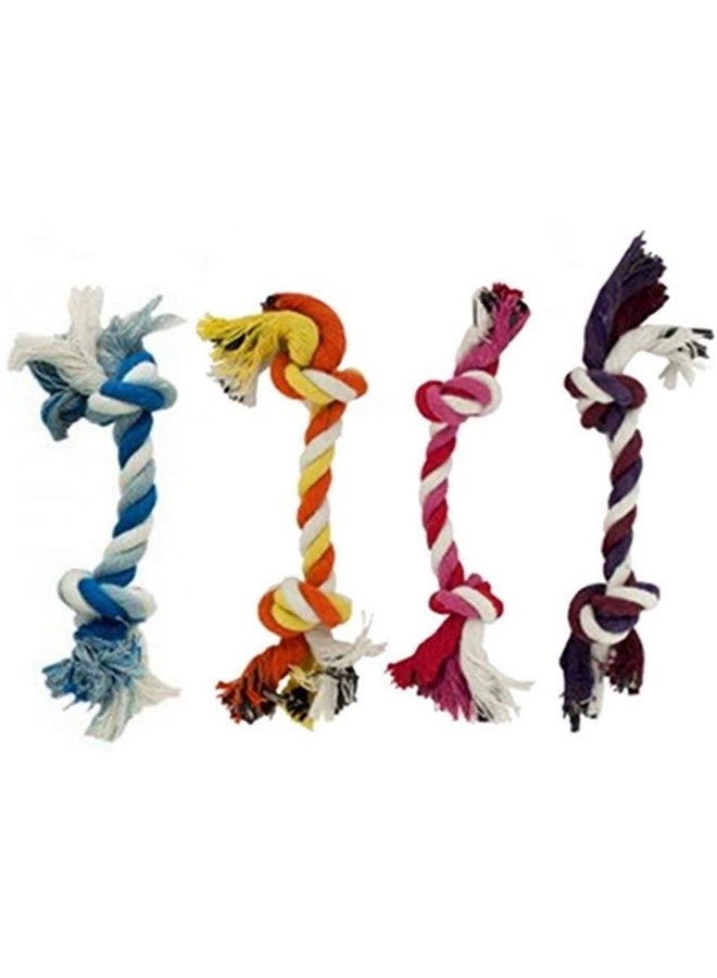 Knivel Puppy Rope Toys For Small Dogs  Puppy Teething Toys  Knots Dog Toy For Smart Newborn Pet And High Active Puppies  Doggy Mini Dental Pack Of 4 - Image 1