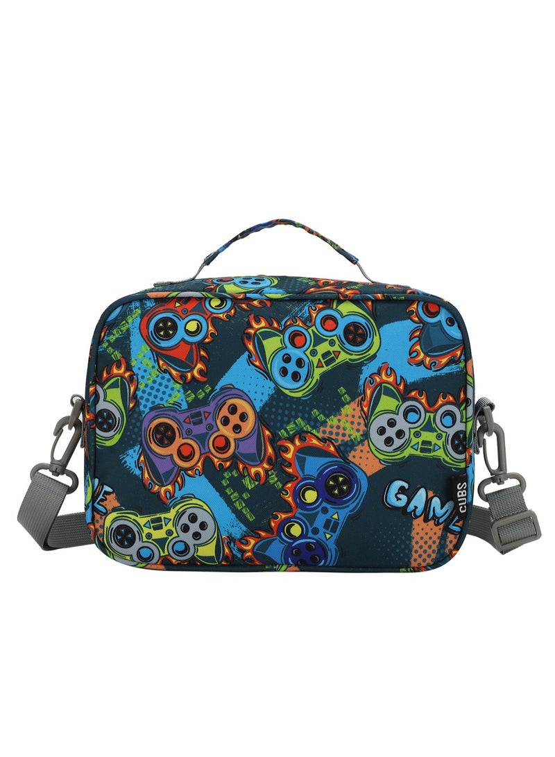 CUBS Printed Waterproof lunch bag with removable shoulder strap carrying your favorite meals to school, work or while traveling - Image 3