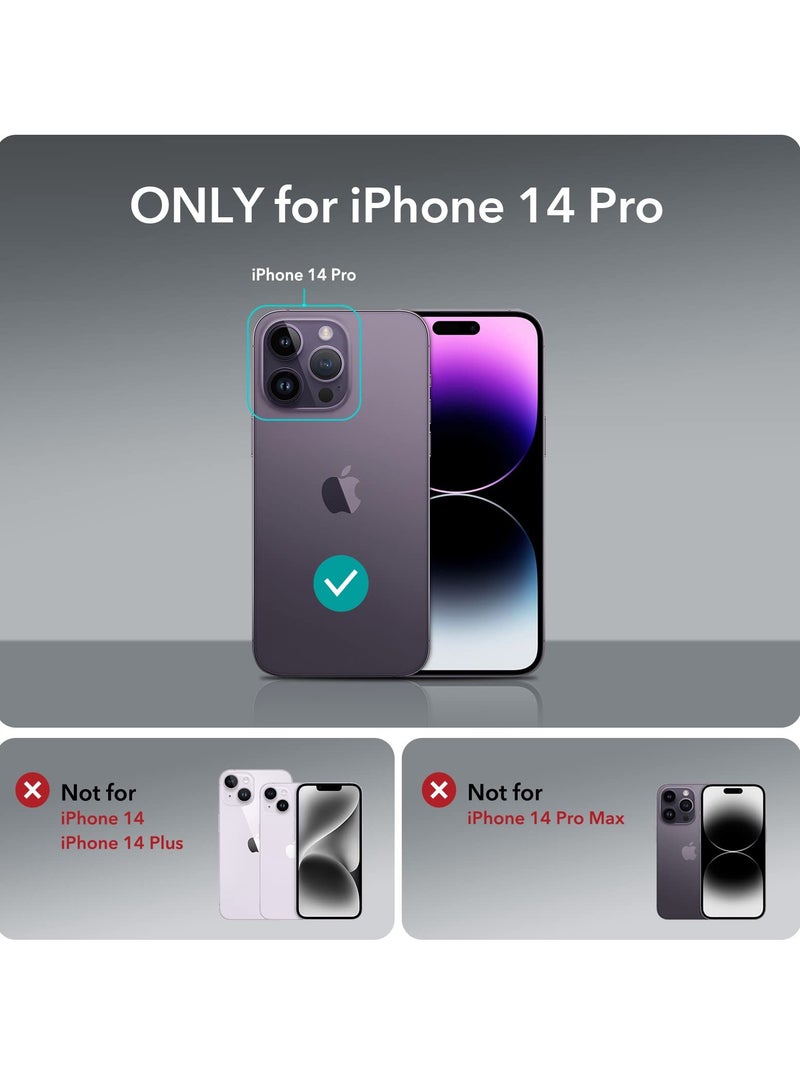 Houmt iPhone 14 Pro Case 6.1 Inch with 2Pack Screen Protector Soft Liquid Silicone Cover - Slim Fit Camera Protective Phone Case for Apple iPhone 14 Pro - Image 2