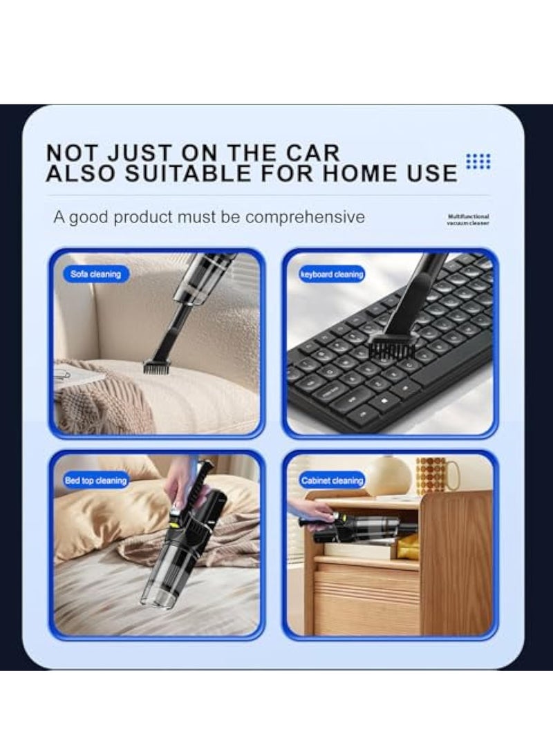 KASTWAVE Cordless Cleaner Vacuum, Handheld Vacuum Cordless, Cordless Vacuum Cleaner Lightweight Low-Noise, Handheld Vacuum 125ml Upgraded High Power, Mini Car Vacuum Cleaner for Home/Car/Pet hair/Dust with Led - Image 3