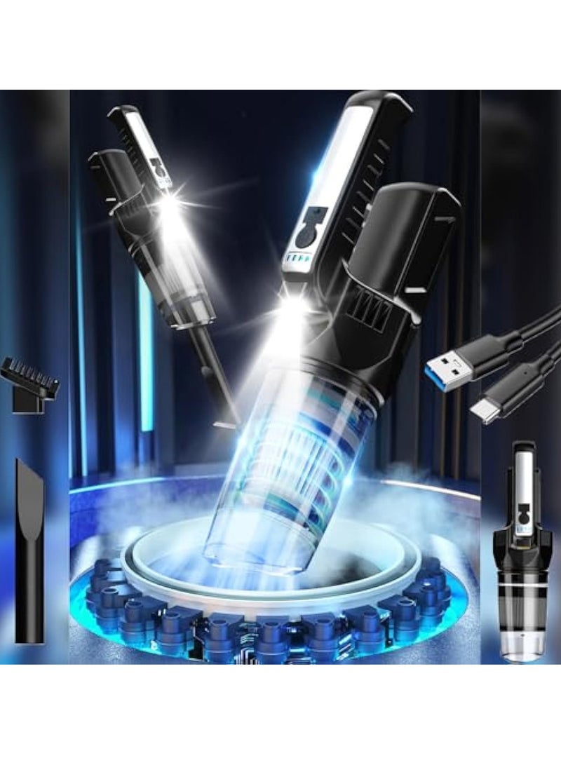 KASTWAVE Cordless Cleaner Vacuum, Handheld Vacuum Cordless, Cordless Vacuum Cleaner Lightweight Low-Noise, Handheld Vacuum 125ml Upgraded High Power, Mini Car Vacuum Cleaner for Home/Car/Pet hair/Dust with Led - Image 1