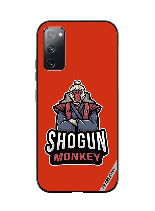 VR CREATIVE Protective Case Cover For Samsung Galaxy S20 FE 5G Shogun Monkey Design Multicolour - Image 1