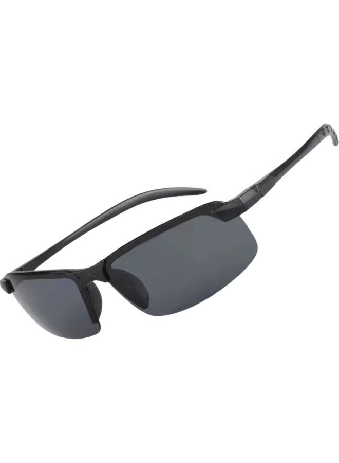 Bai Xiaoshe Bai Xiaoshu Sunglasses [Black Frame With Gray Lenses * Driver'S Special] Driving Sunglasses For Outdoor Cycling And Fishing - Image 2