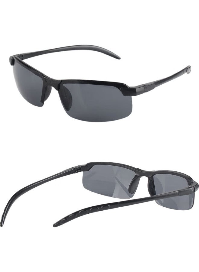 Bai Xiaoshe Bai Xiaoshu Sunglasses [Black Frame With Gray Lenses * Driver'S Special] Driving Sunglasses For Outdoor Cycling And Fishing - Image 3