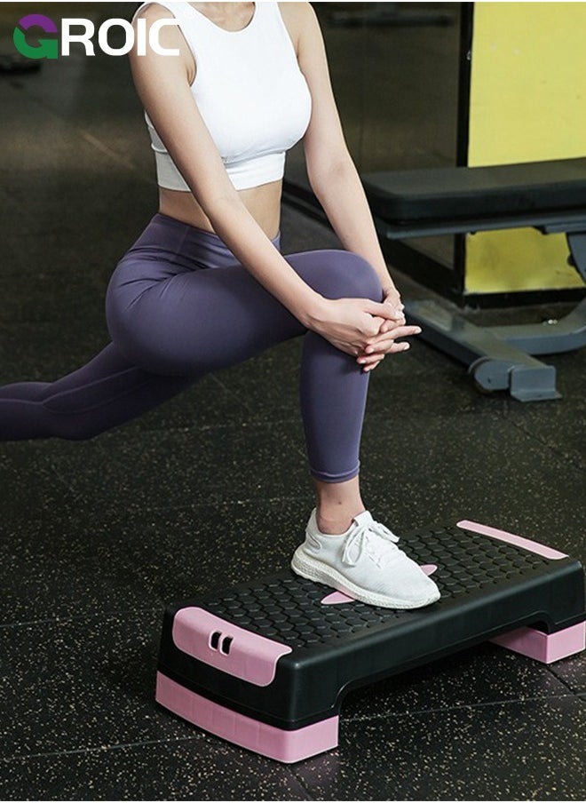 GROIC 4-In-1 Aerobic Balance Board and Step Up Exercise Platform - Adjustable Multifunctional Balance Board Slant Board, Steppers for Exercise - Home Workout Non Slip Stepper Platform For Balance  - Image 4