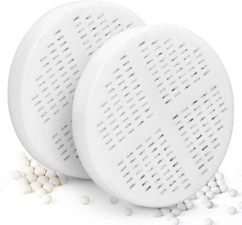AquaHomeGroup AquaHomeGroup Vitamin C E A Shower Filter Replacement Cartridge Pack of 2 Vitamin Infused Shower Head Filter for Healthier Skin Hair and Nails Removes Chlorine