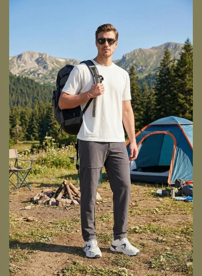 بوراتي Buratti Regular Fit Normal Waist Straight Leg Trekking and Courier Trousers Men's PANTS 693705