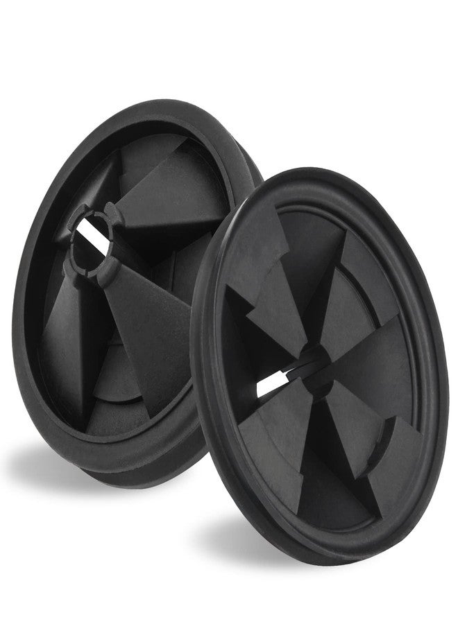 Mellbree Garbage Disposal Splash Guards, 3 3/8" EPDM Rubber Drain Insert for InSinkErator Evolution Series 2024 Upgraded Rubber QCB-AM Sink Disposal Splash Guard（2-Pack） - Image 1