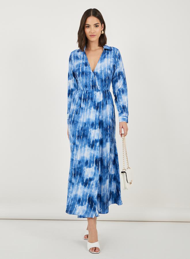 Styli Tie Dye Midi Dress  - Image 4