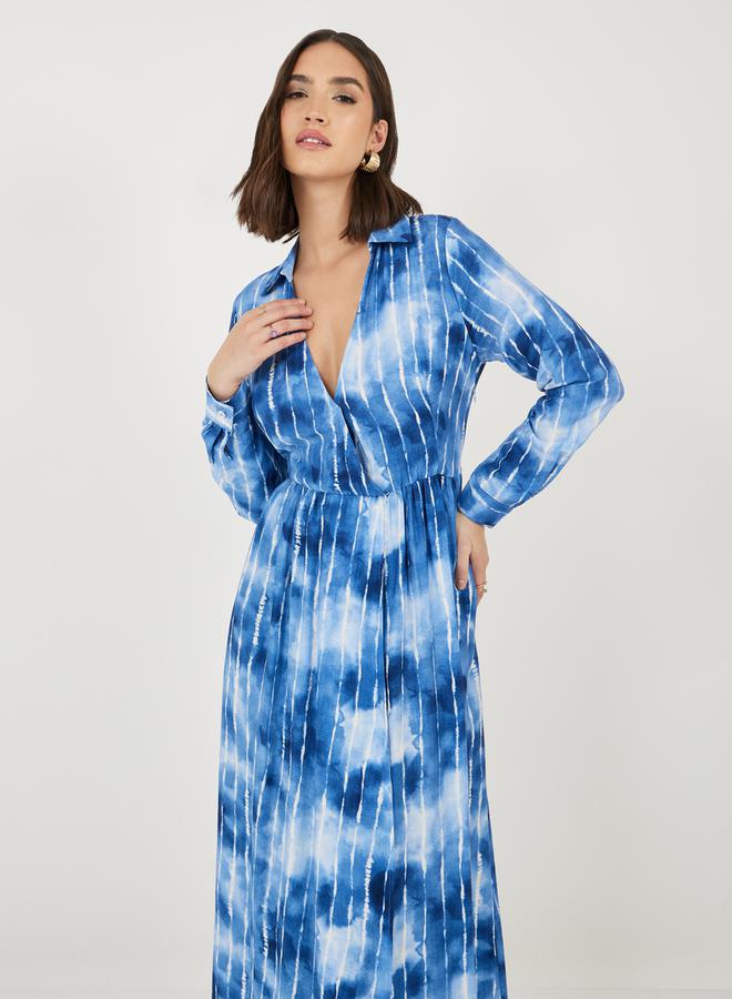 Styli Tie Dye Midi Dress  - Image 2
