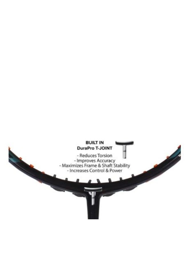 Apacs Ziggler Pro 6.2 Badminton Racket, Black/Red, 4U/G5 – Lightweight Graphite Frame, Fast Swing Speed, High Power & Precision Control for Training and Match Play - Image 4
