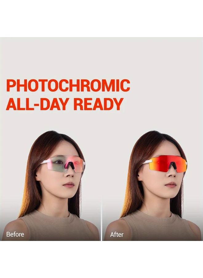 Kapvoe Photochromic Cycling Glasses Ultralight Anti Glare Anti Fog Color 05 For Road Bike Running Hiking Outdoor Sports - Image 3