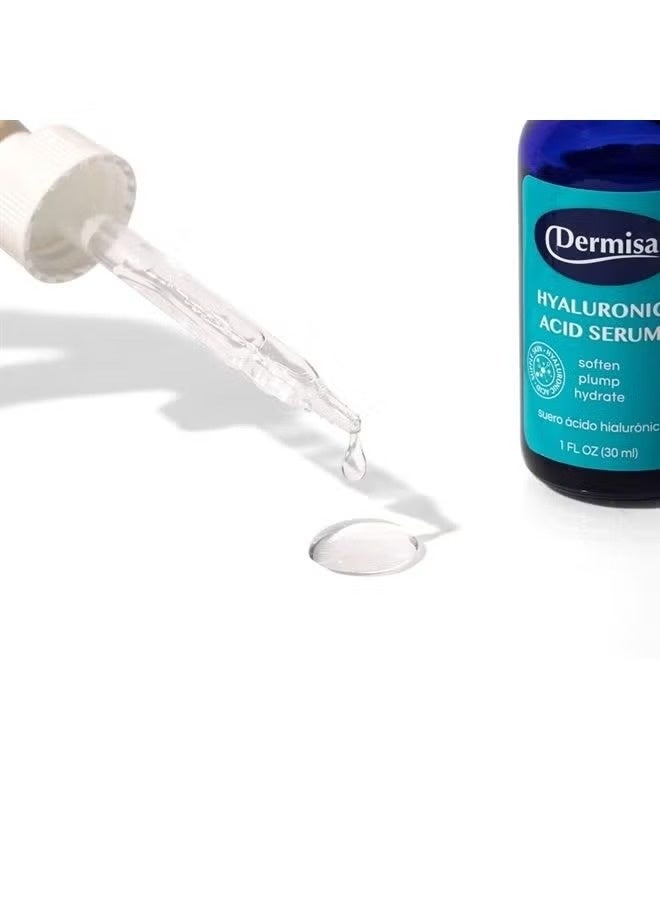 DERMISA Hyaluronic Acid Face Serum 1% Pure Hyaluronic Acid, Vitamin B5, Beta-Glucan | Intense Moisturizer For All Skin Types | Paraben & Fragrance-Free - Image 5