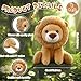 Blueweenly 6 Pieces Lion Plush Set 6 Inches Cuddly Lion Stuffed Animal Soft Cuddly Plushie for Boys Girls Birthday Favors Gifts Forest Decor Classroom Prizes - Image 4
