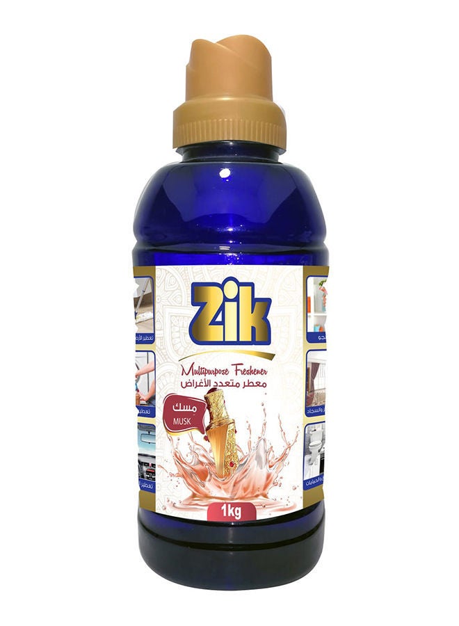 سعر ومواصفات zik معطر متعدد الأغراض برائحة المسك 1 لتر (ZA8BB3124BFE76A3855FEZ) على Noon EG