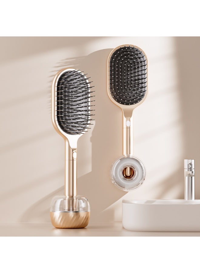 Hair Brush Holder Organizer | Gold Salon Tool Stand for Comb Scissors Storage | Modern Bathroom Vanity Organizer - Image 2