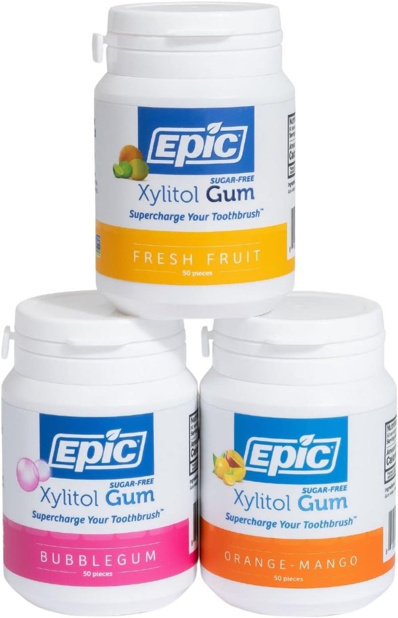 Epic Sugar-Free Xylitol Chewing Gum - Assorted Flavors - Image 1