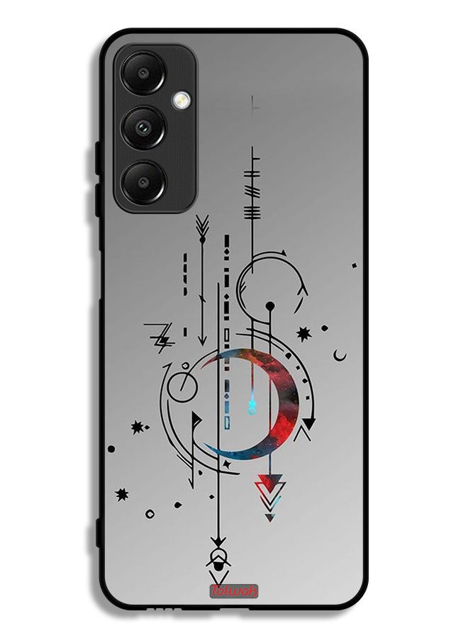 Tolwak Samsung Galaxy A05s Protective Case Cover Moon And Arrows Art Pattern - Image 1