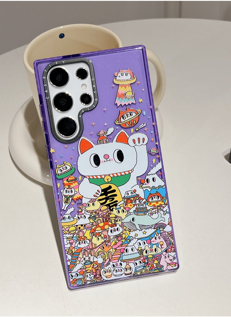 Casetify Samsung Galaxy S24 Ultra "Fortune Feline Fiesta" Case  - Image 2
