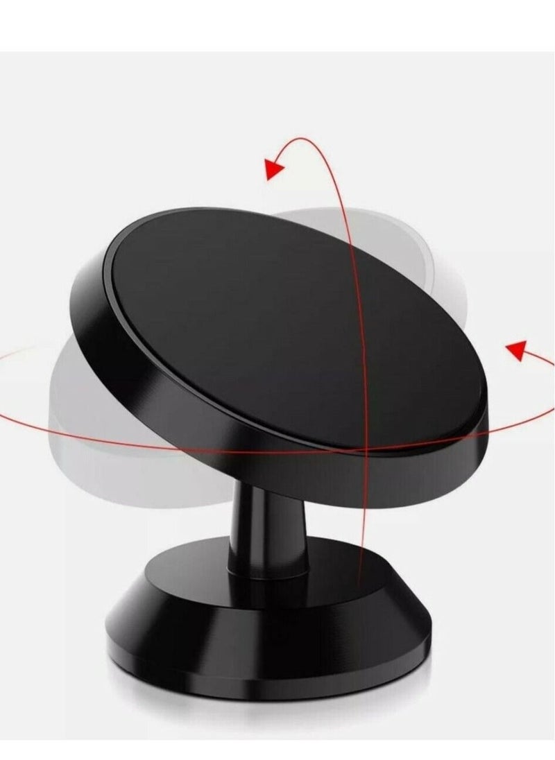 GO-DES In Car Magnetic Phone Holder Mount Dashboard Dash Mobile Rotate 360 Swivel Stick - Image 1