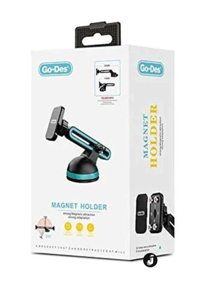 JAJEEK Adjustable Neck Magnetic Car Phone Holder Mount – Flexible, Secure & Hands-Free Design for iPhone & Android, Black - Image 2