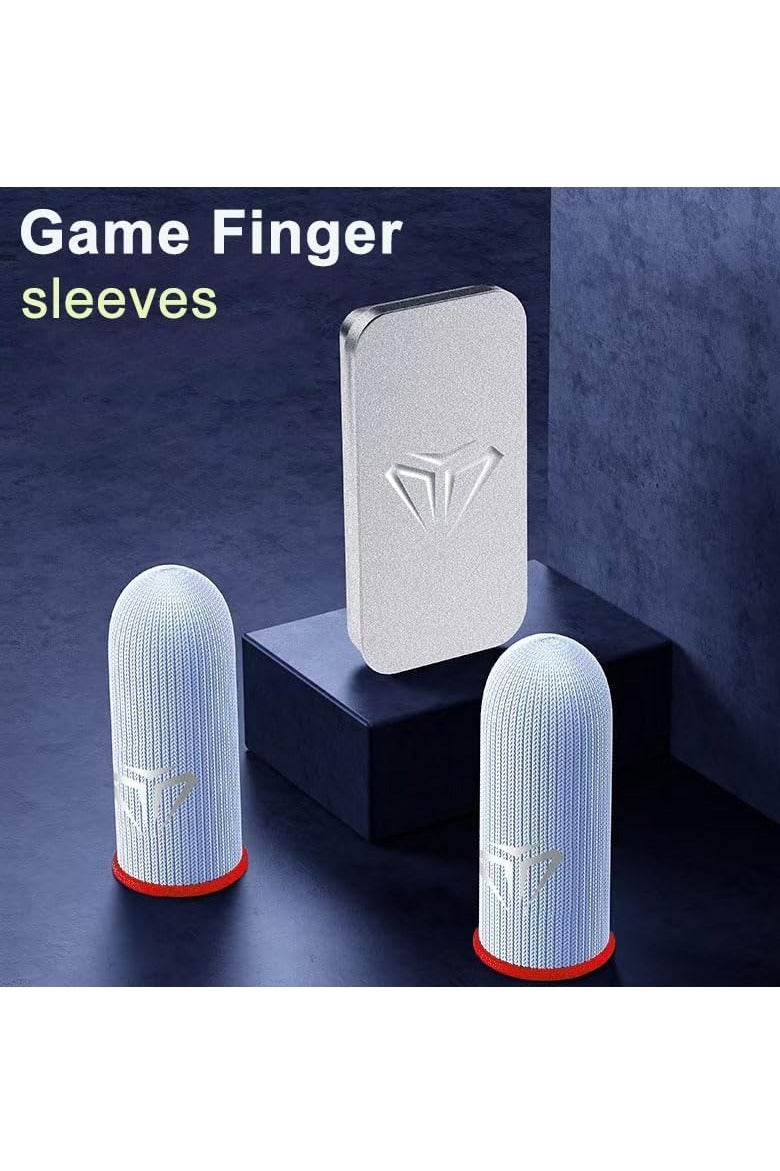 4 أزواج من قفازات الألعاب المحمولة، هوائيات فائقة الحساسية، تشغيل سلس، ماصة للعرق، عديمة الرائحة، قابلة للتنفس، أطراف أصابع سلسة للعب Pubg والعديد من الألعاب الأخرى - Image 2