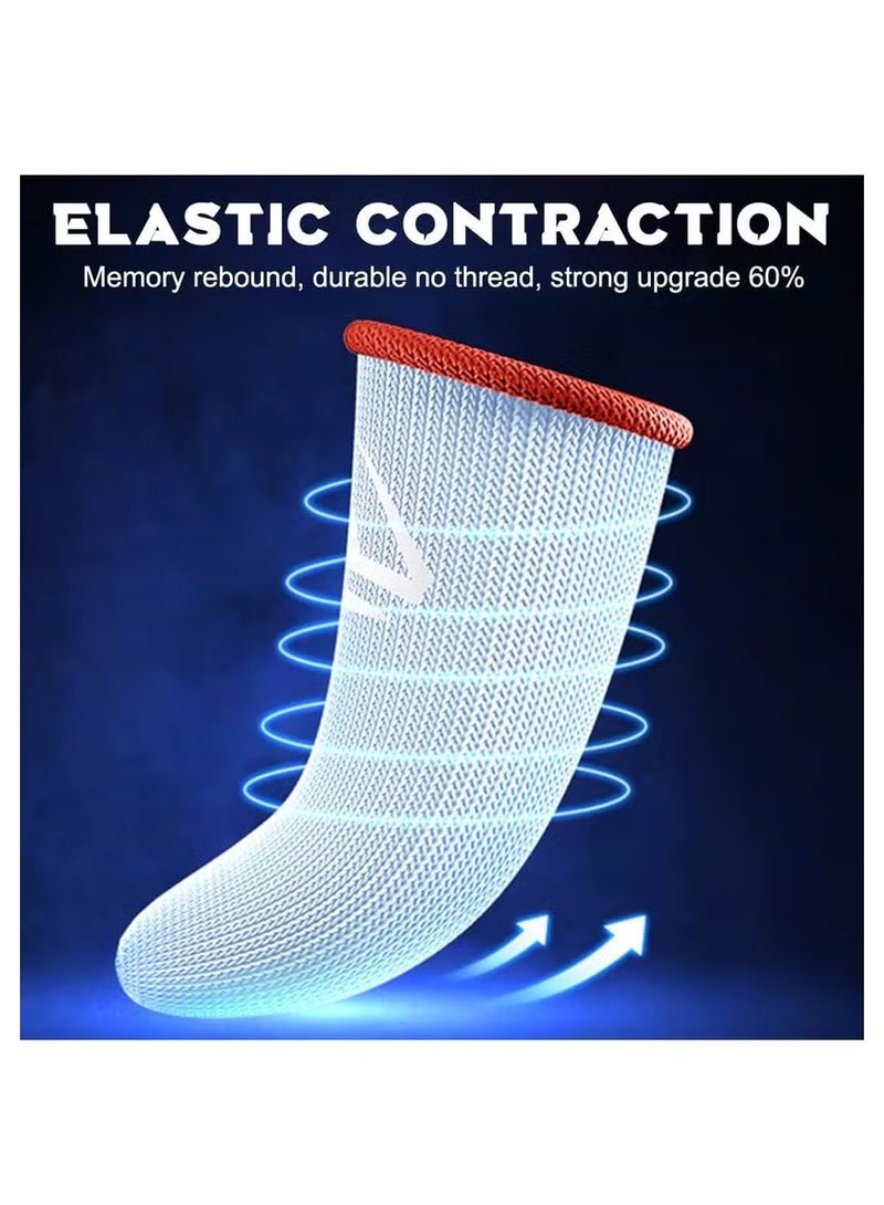 4 أزواج من قفازات الألعاب المحمولة، هوائيات فائقة الحساسية، تشغيل سلس، ماصة للعرق، عديمة الرائحة، قابلة للتنفس، أطراف أصابع سلسة للعب Pubg والعديد من الألعاب الأخرى - Image 5