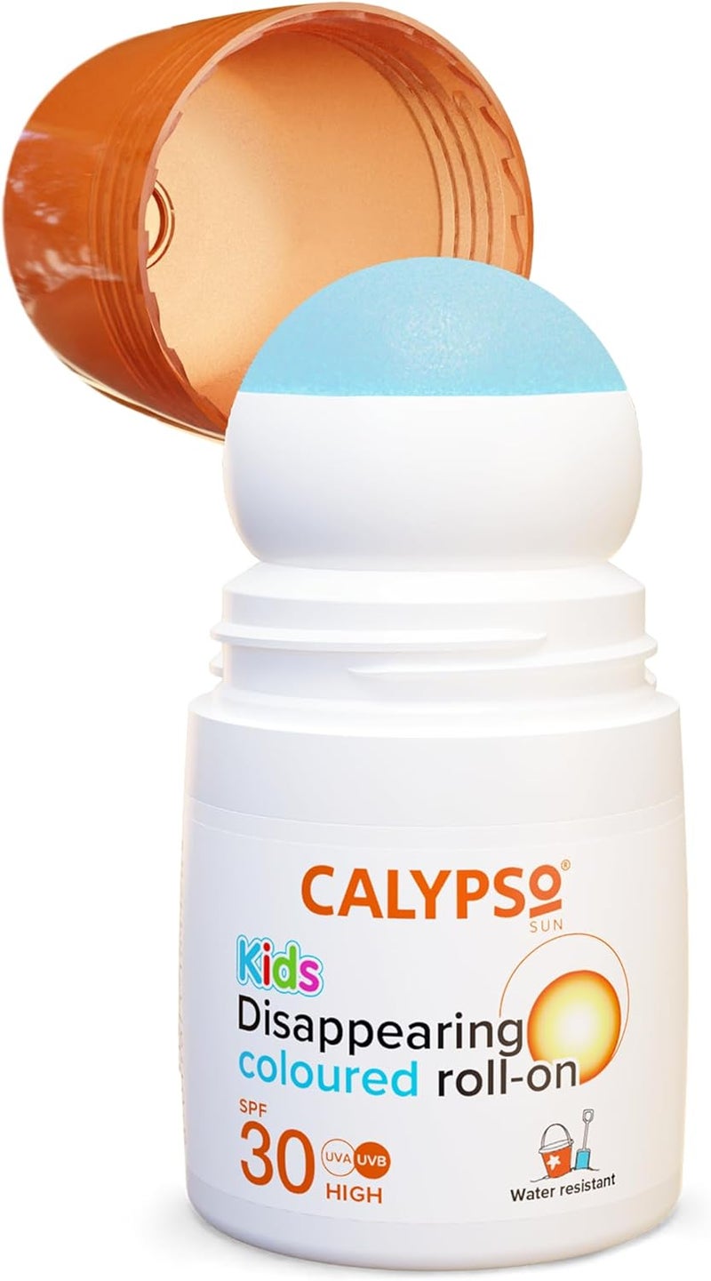 كاليبسو كريم كاليبسو للأطفال الملون للشمس بعامل حماية SPF30 بحجم 50 مل (على شكل رول أون) - Image 5