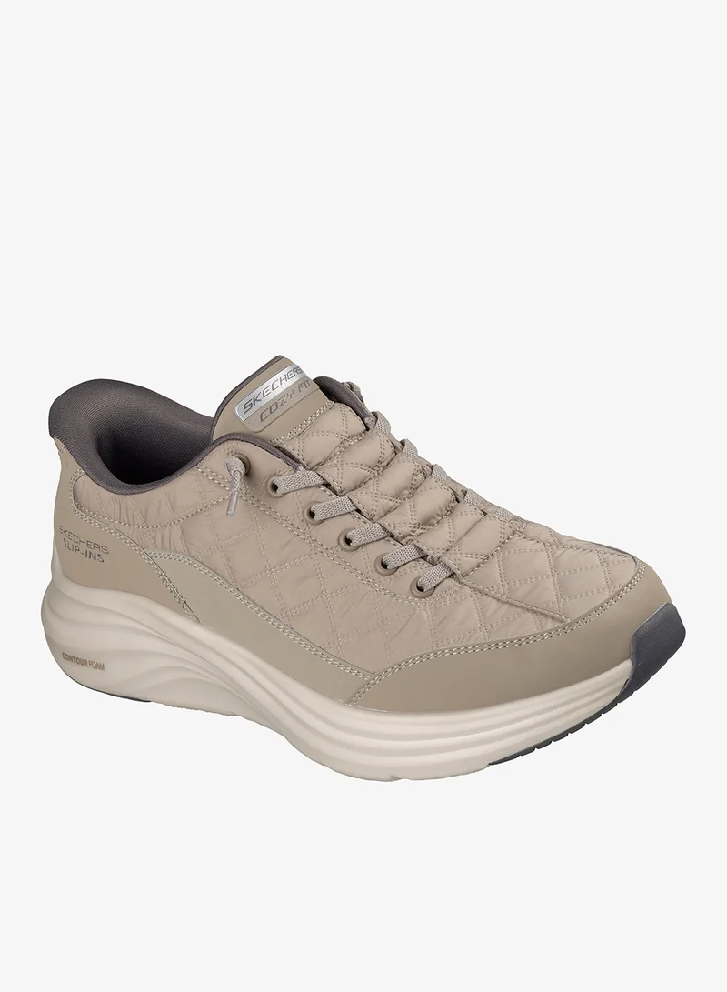 Skechers TAUPE MESH/DURALEATHER/CHARCOAL TRIM Contour Foam for Men | Best Price UAE