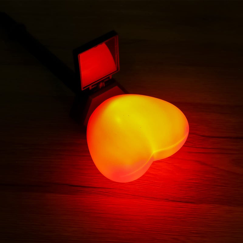 Hortsun 4 Pack Valentine's Day Solar Stake Lights Red Heart Waterproof LED Lights for Patio Lawn Outdoor Pathway Walkway Landscape Garden Decoration - Image 3