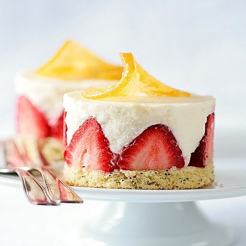 Chefa USA Set of 4 - Round Stainless Steel Small Cake Rings, Mousse and Pastry Mini Baking Ring Mold with Pusher - Image 4