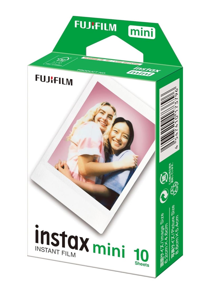 Instax Mini Instant Film 10 Sheet White