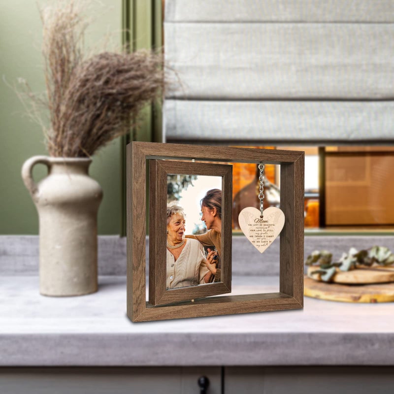 EYITUPC Loss of A Mother Sympathy Gift Memorial Gifts for Loss of Mom Picture Frame, In Memory of Mom Remembrance Grief Bereavement Gifts, Display Two 4x6 - Image 4