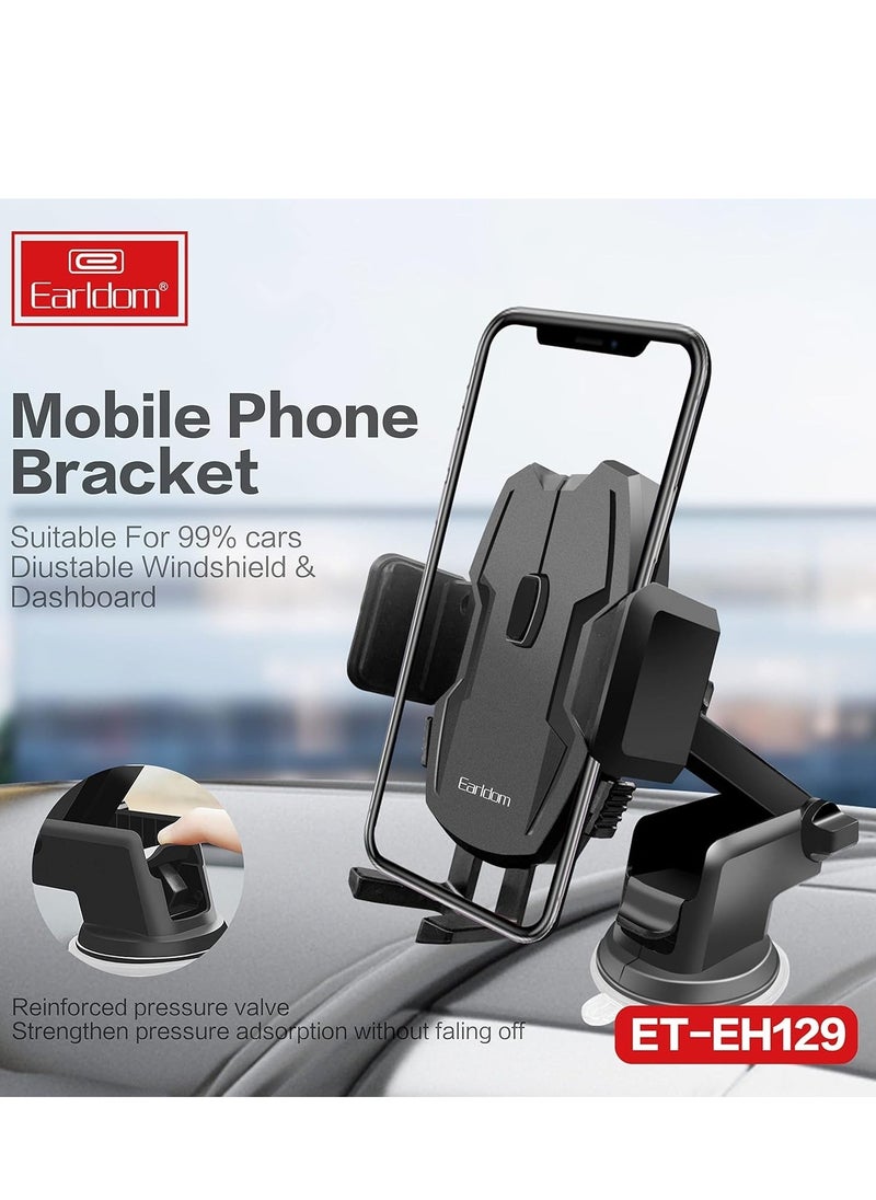 JAJEEK "New 360° Flexible Car Mount Holder – Universal Dashboard & Windshield Phone Mount for iPhone, Samsung, LG & More" - Image 2