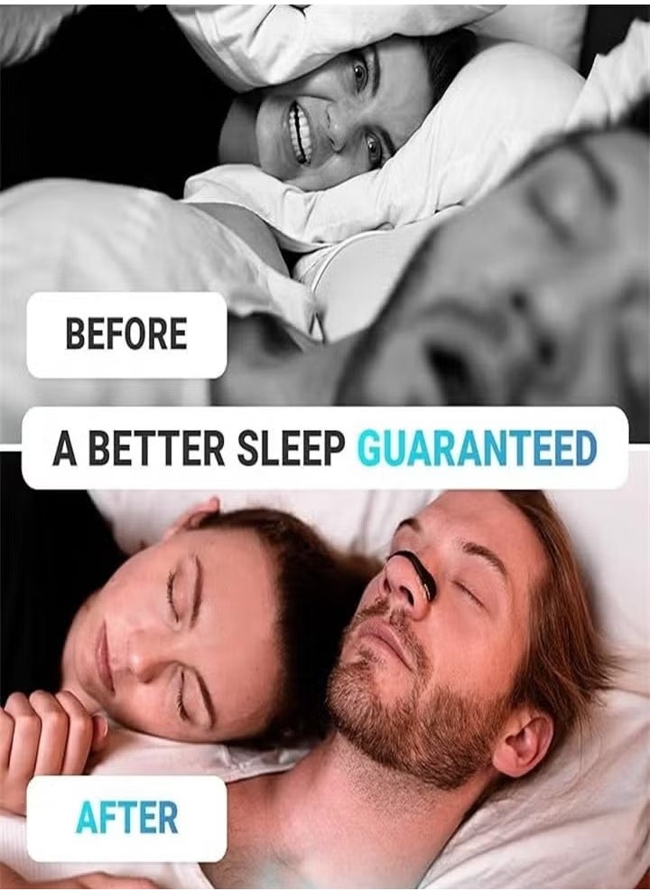 BONITO Anti-Snoring Nose Patch, Boost Oxygen Intake, Reduce Snoring, Improve Sleep Quality, Comfortable Anti-Snoring Device Suitable for Hotels, Homes, Business Travel (Black)  - Image 4