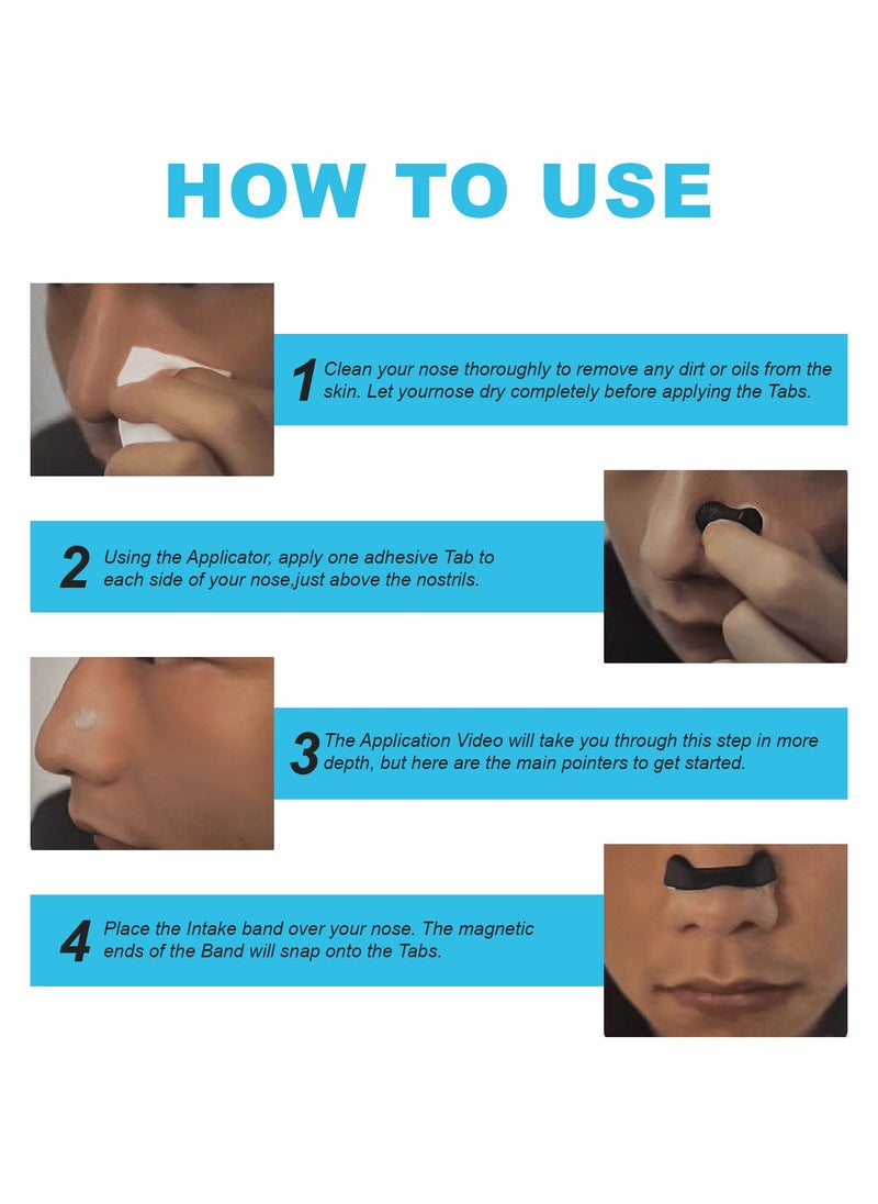 BONITO Anti-Snoring Nose Patch, Boost Oxygen Intake, Reduce Snoring, Improve Sleep Quality, Comfortable Anti-Snoring Device Suitable for Hotels, Homes, Business Travel (Black)  - Image 5
