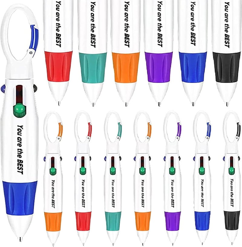 Glenmal 12 قطعة أقلام ممرضة لطيفة هدايا شكر أقلام شاتل قابلة للسحب متعددة الألوان قلم حبر جاف هدايا تقدير هدايا للممرضات والأطباء والعاملين في الرعاية الصحية والموظفين الطبيين ومساعدي التمريض والطلاب - Image 1