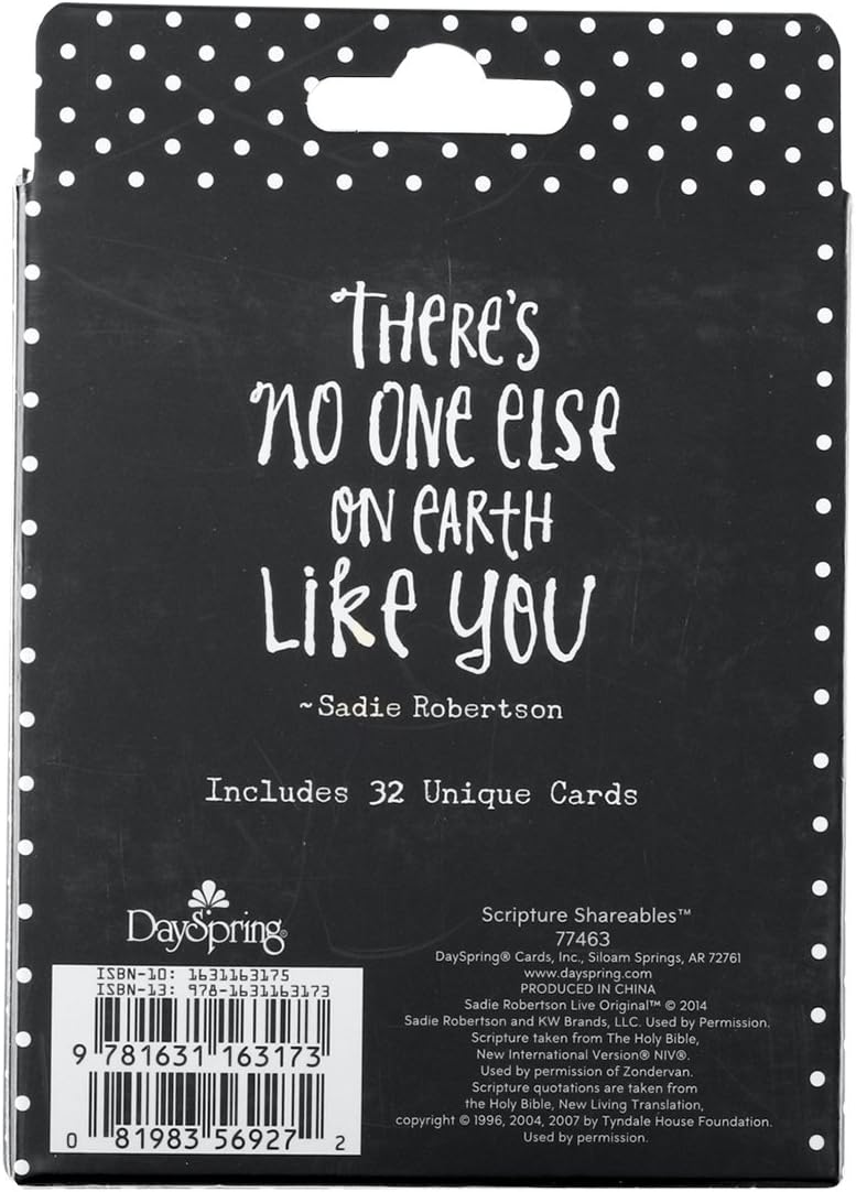 DaySpring Sadie Robertson Scripture Cards  Live Original - Image 2