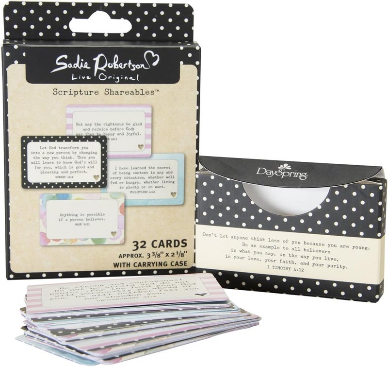DaySpring Sadie Robertson Scripture Cards  Live Original - Image 1