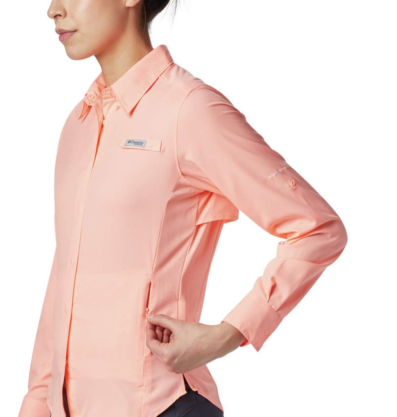 Columbia Women’s PFG Tamiami™ II Long Sleeve Shirt, Tiki Pink, Medium - Image 4