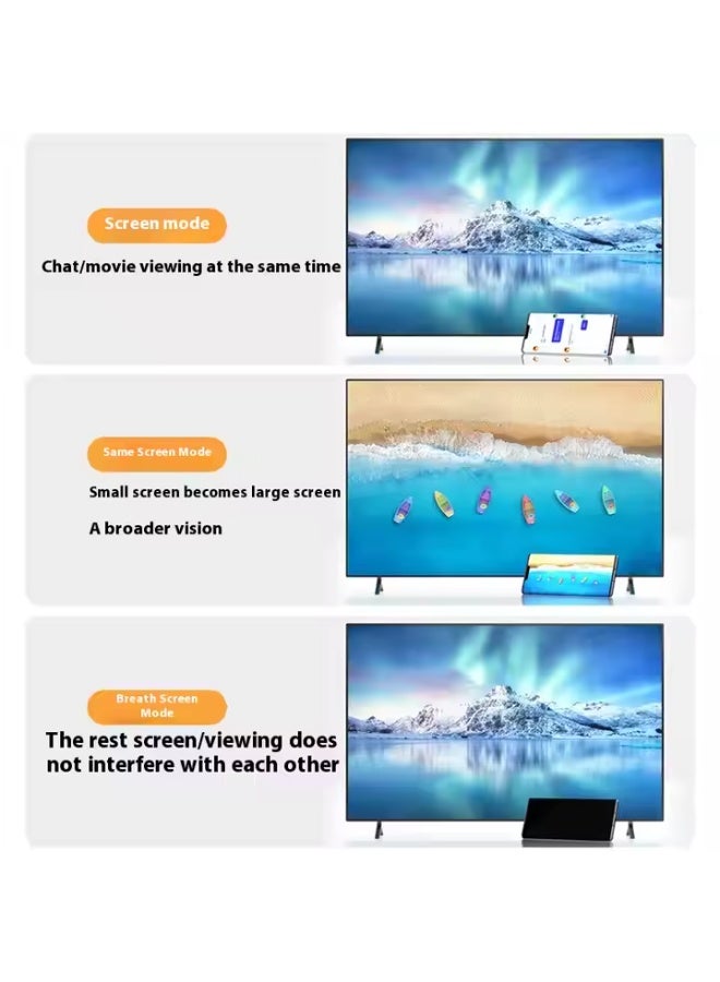5G Wireless HDMI Display Dongle – 4K HD Screen Mirroring Adapter for Mobile, Laptop, PC to TV/Projector – Dual Band WiFi Extender for Live Streaming & Same Screen Sharing  - Image 2