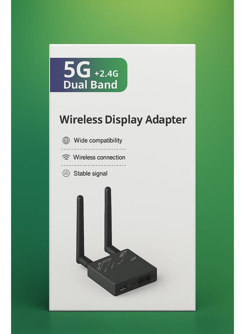 5G Wireless HDMI Display Dongle – 4K HD Screen Mirroring Adapter for Mobile, Laptop, PC to TV/Projector – Dual Band WiFi Extender for Live Streaming & Same Screen Sharing  - Image 5