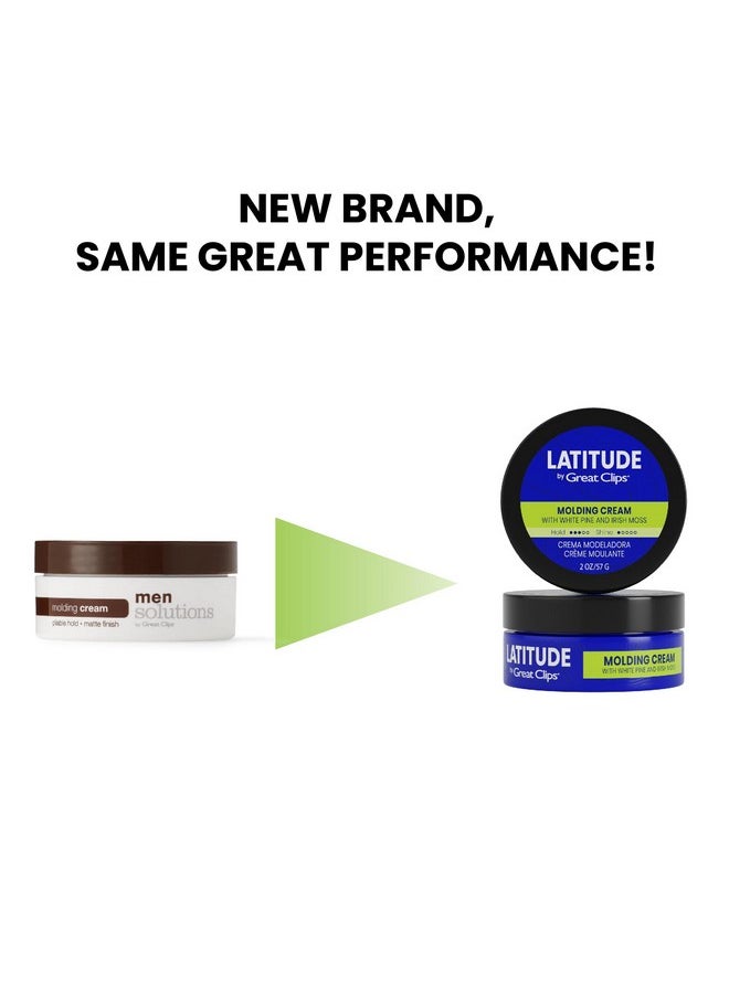 GREAT CLIPS - Latitude Molding Cream | Hair Gel For Men | Low To Medium Hold + Low Shine | 2Oz - Image 1
