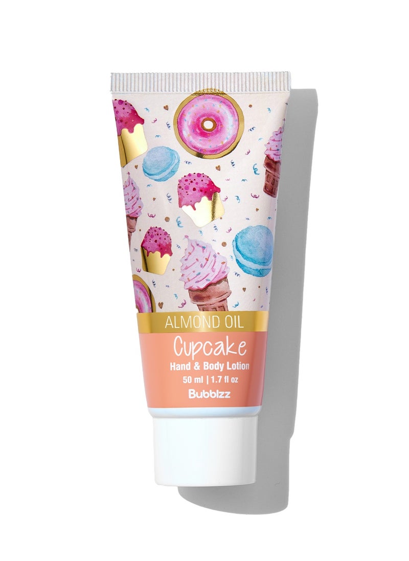 Bubblzz Cupcake Travel Size Hand & Body Lotion(50ml) 