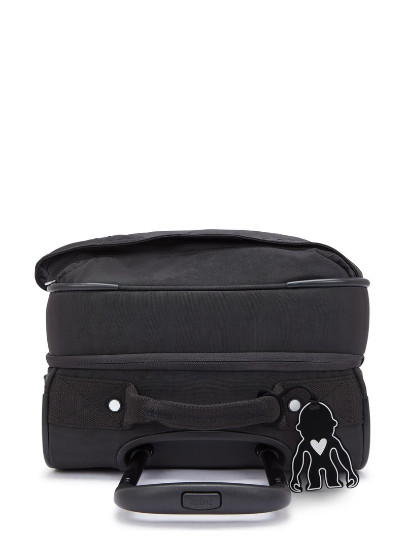 kipling - Basic Plus Spontaneous Small 4-Wheeled Cabin Size Suitcase Black Noir - Image 1