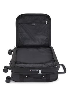 kipling Basic Plus Spontaneous Small 4-Wheeled Cabin Size Suitcase Black Noir  - Image 3