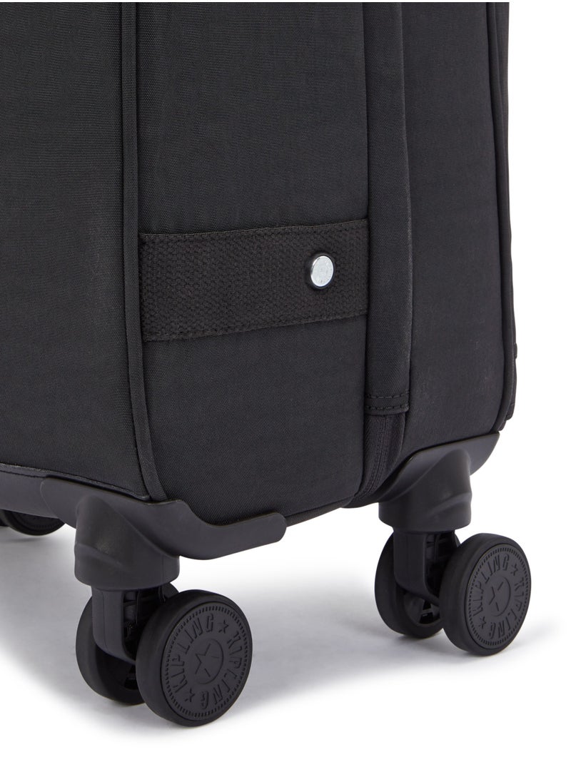 kipling - Basic Plus Spontaneous Small 4-Wheeled Cabin Size Suitcase Black Noir - Image 1