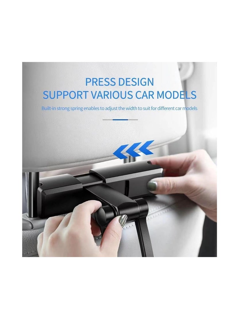 Excefore Car Phone Holder for Universal Dashboard, Super Stable Car Phone Mount, Foldable Aluminum Alloy Arm, Car Rear View Mirror Phone Holder, Cell Phone Car Holder Mount for All Phones - Image 5