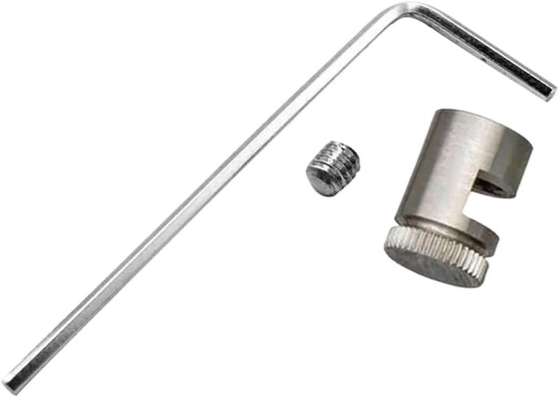 6sets 3X Hand Tool Knives Blades Parts Thumb Stud Wrench Push Cutter Button 416 Stainless Steel Material With Screw(White) - Image 1