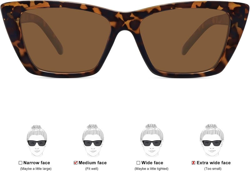WOWSUN womens 1224 Sunglasses (pack of 1) - Image 4
